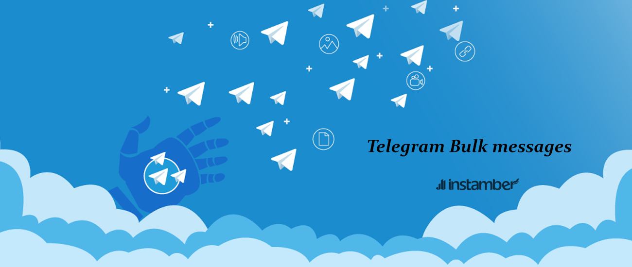 A lot of messages as Telegram bulk messages are being sent
