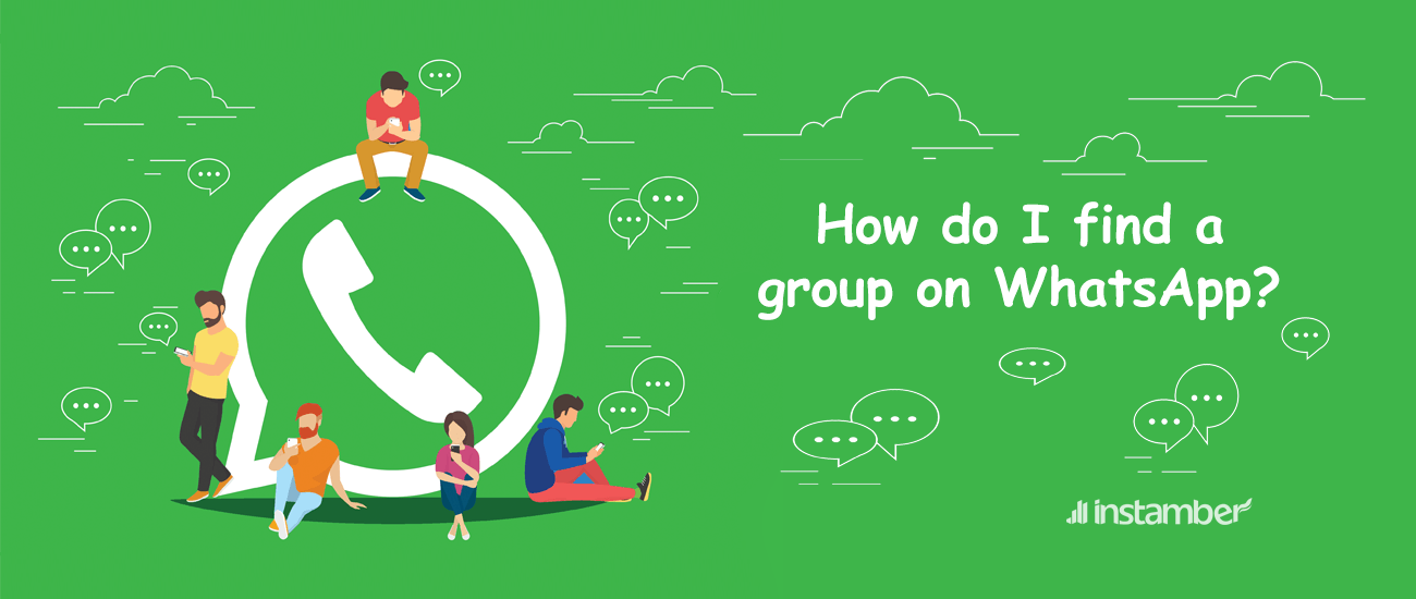 How do I find a group on WhatsApp