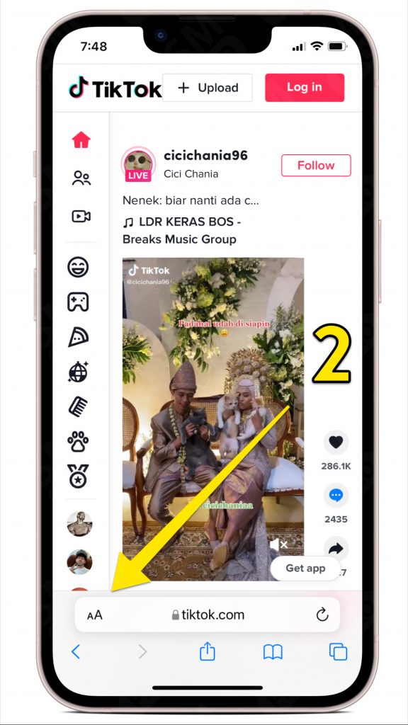 Guarda Tiktok senza app su Mobile 2