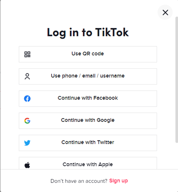 如何在Tiktok PC上切換帳戶？
