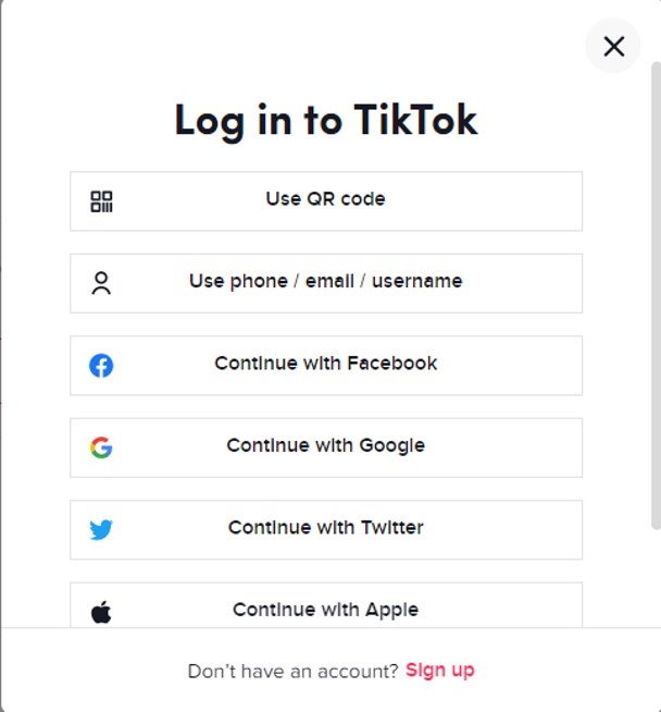 Hvordan bytter jeg kontoer på Tiktok PC?